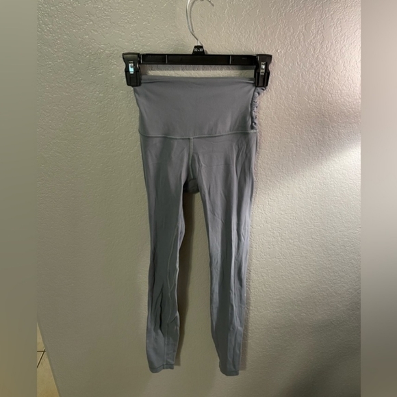 Lululemon align pant 28" wrap waist blue charcoal - Picture 2 of 3